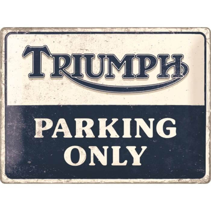 Triumph parking only