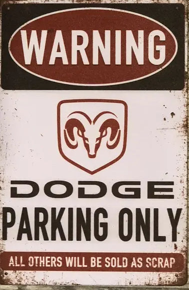 Dodge parking only