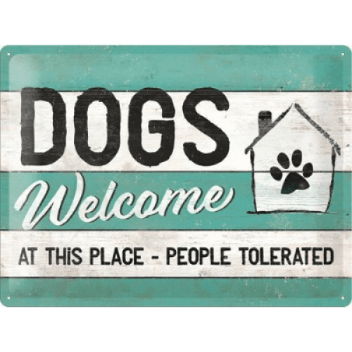 Dogs welcome at this place