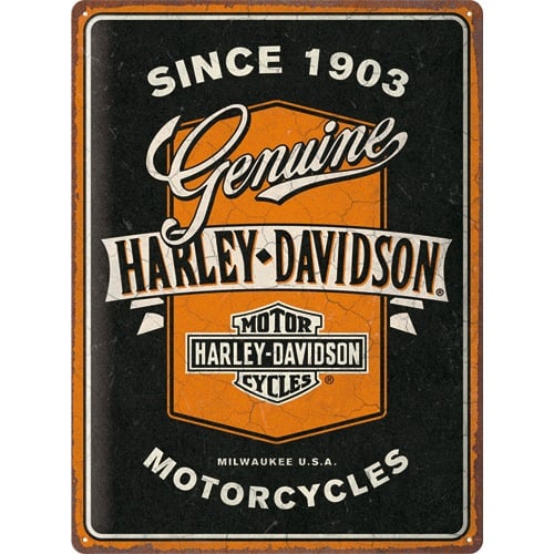 Harley Davidson genuine since 1903