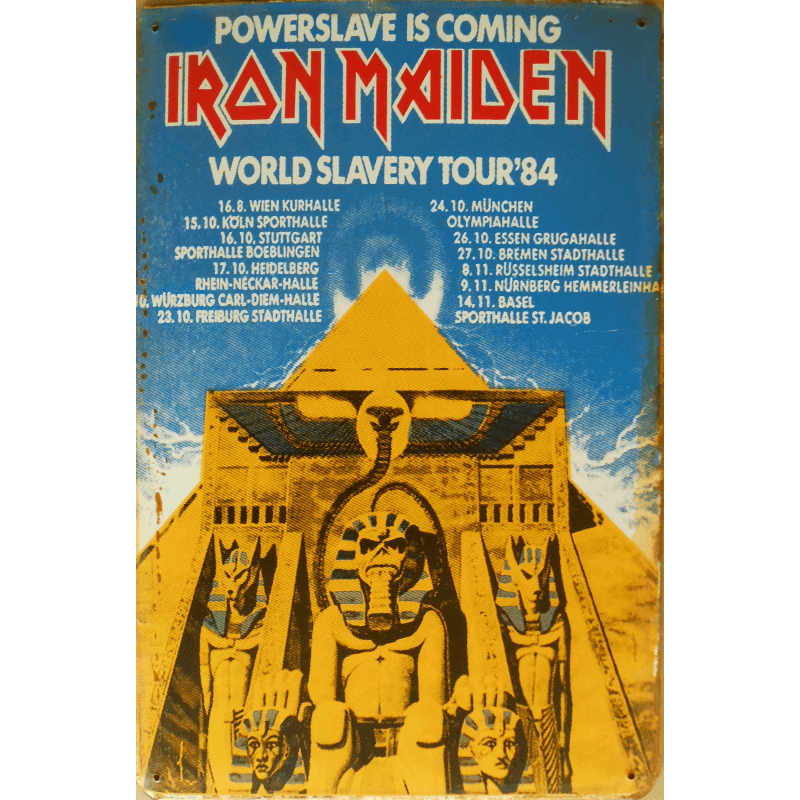 Iron Maiden - world slavery tour '84