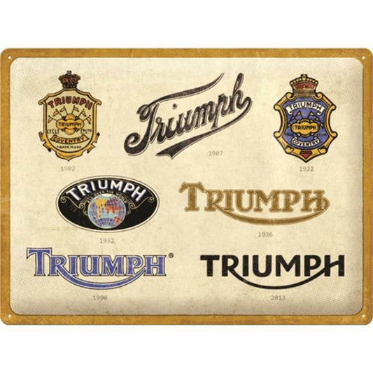 Triumph logo evolution
