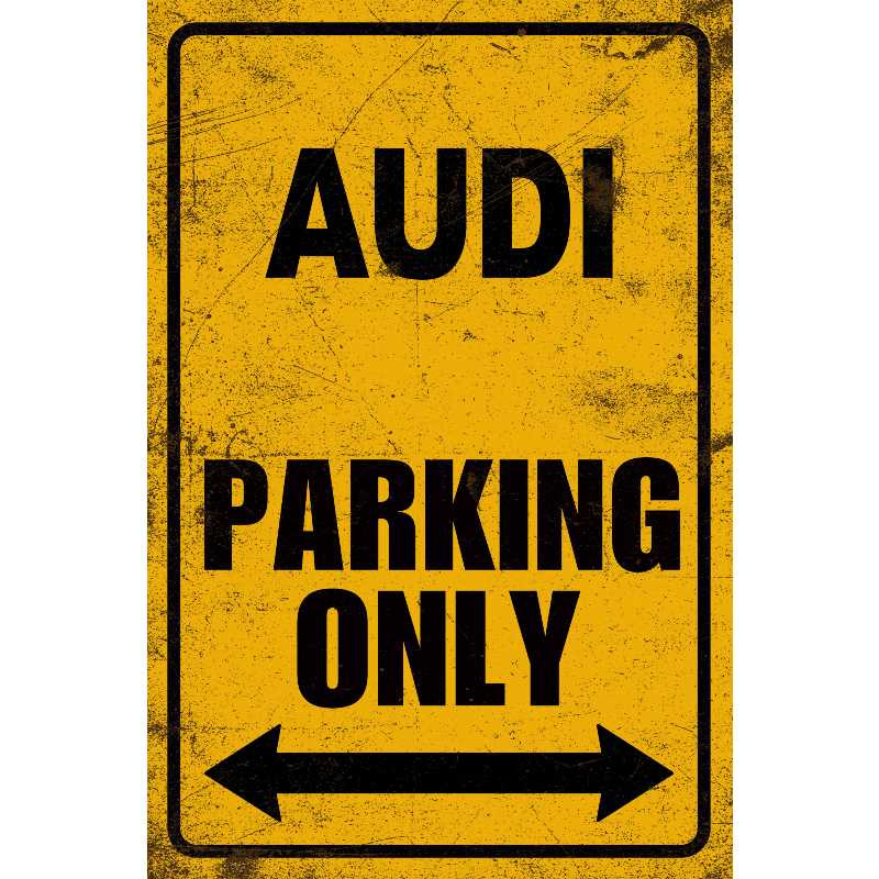 Audi parking only 20x30