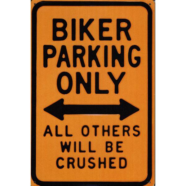 biker parking only