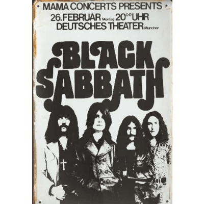 Black Sabbath - concert Deutsches theater