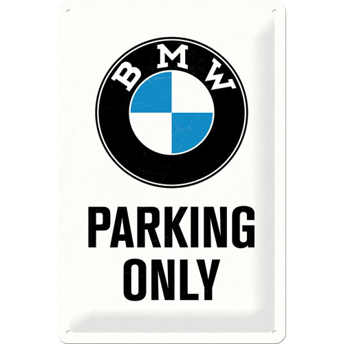 BMW parking only white