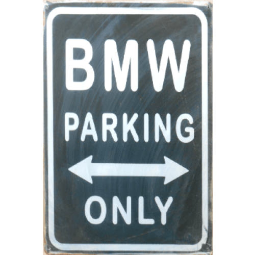 BMW parking only