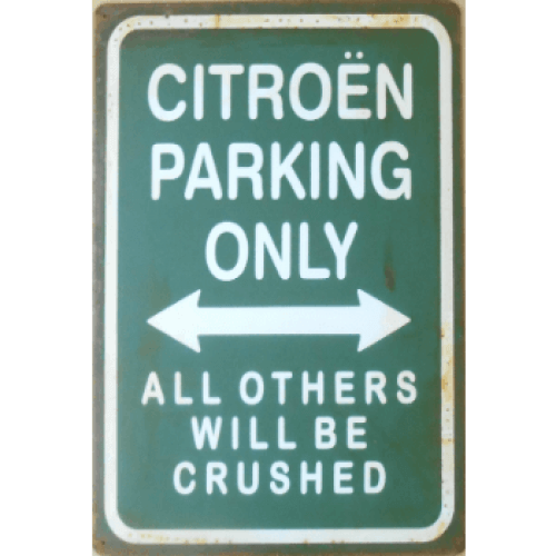 Citroen parking only