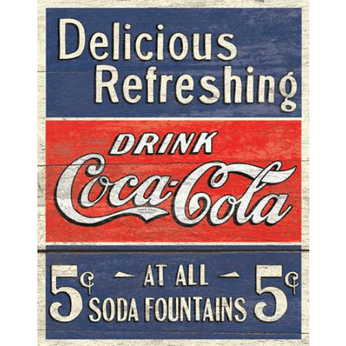 Coca-Cola - delicious, refreshing