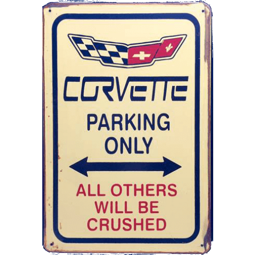 Corvette parking only