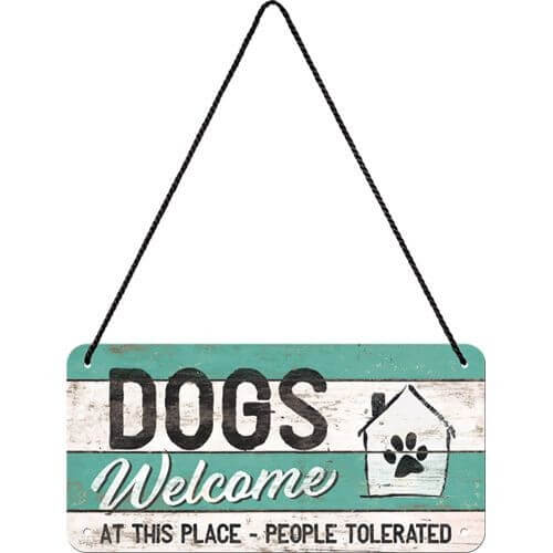 Dogs welcome