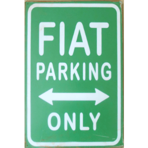 Fiat parking only