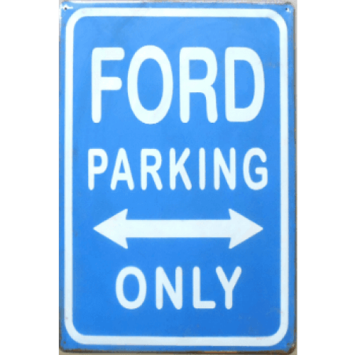 Ford parking only