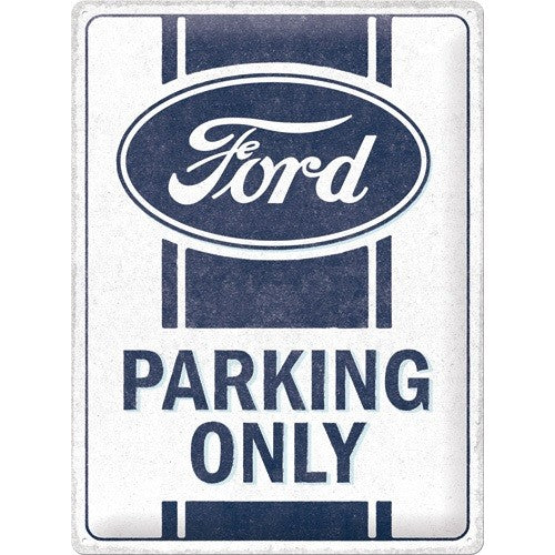 ford logo parking only