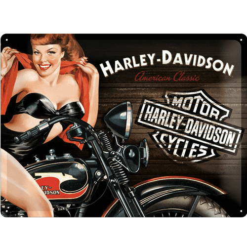 Harley Davidson - pin-up