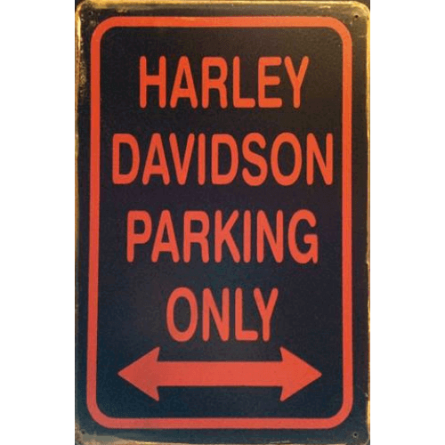 Harley Davidson parking only