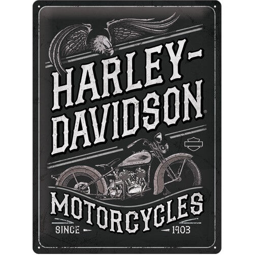 Harley Davidson motorcycles black