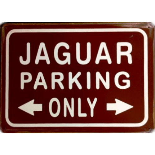 Jaguar parking only