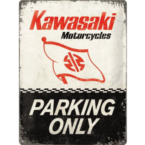 Kawasaki motorcycles parking only