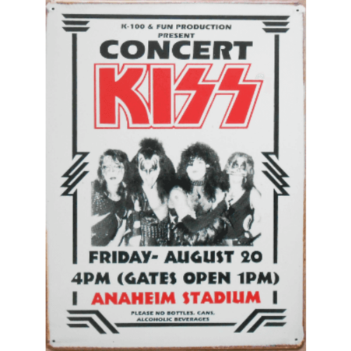 KISS - Concert Anaheim stadium