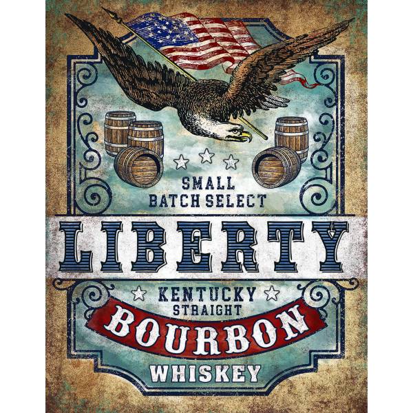 Liberty bourbon whiskey