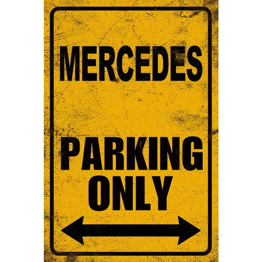 Mercedes parking only 20x30