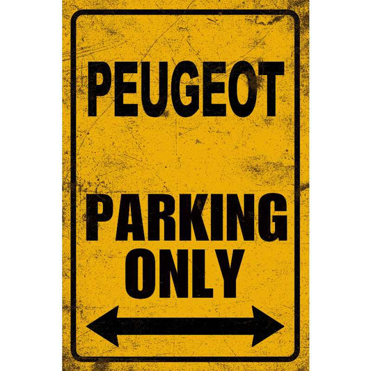 Peugeot parking only 20x30