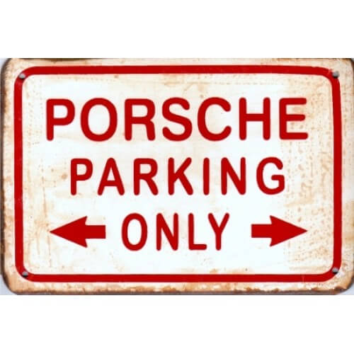 Porche parking only