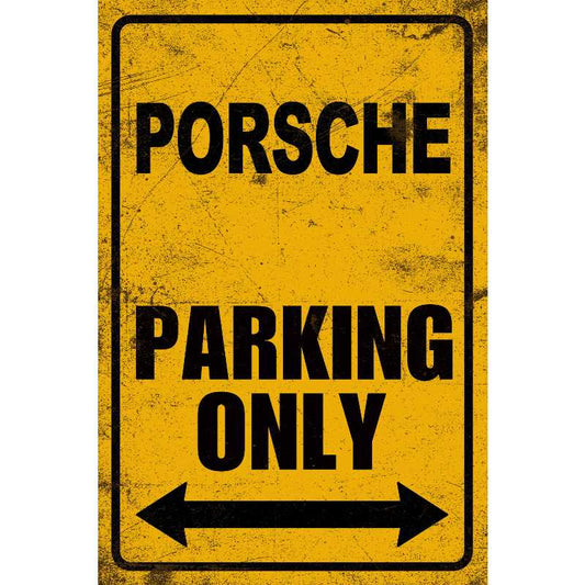 Porsche parking only 20x30