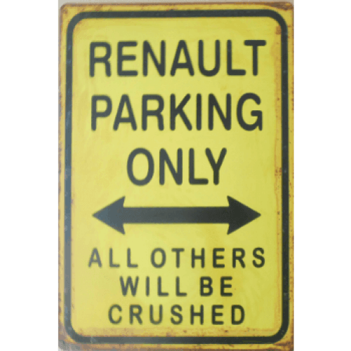 Renault parking only