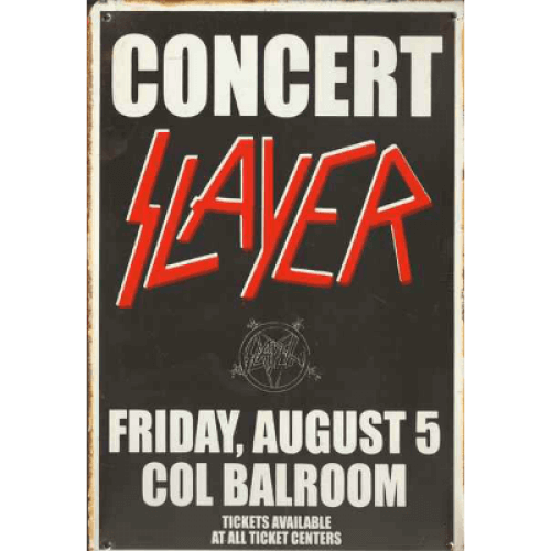 Slayer - concert Col balroom