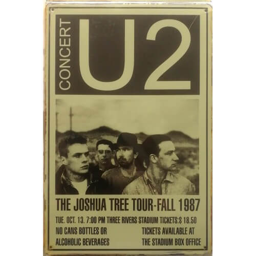 U2 concert 1987