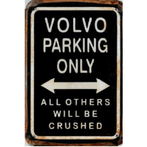 Volvo parking only