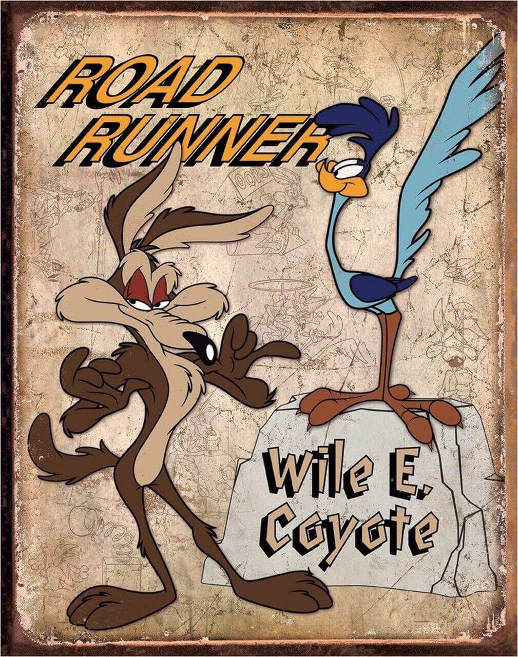 Road runner & Wile E. Coyote