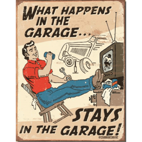 What happens in the garage, stays in the garage!