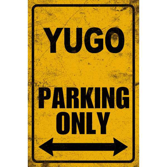 Yugo parking only 20x30